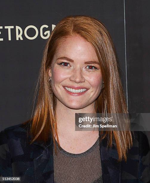 Crosby Fitzgerald attends the Metrograph opening night at Metrograph on March 2, 2016 in New York City.