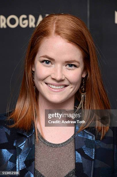 Actress Crosby Fitzgerald attends the Metrograph opening night at Metrograph on March 2, 2016 in New York City.