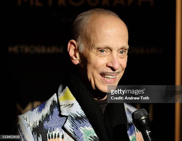 Film director John Waters attends the Metrograph opening night at Metrograph on March 2, 2016 in New York City.