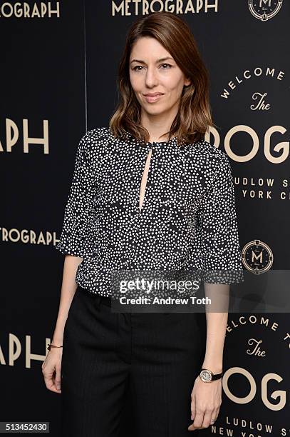 Sofia Coppola attends the Metrograph opening night at Metrograph on March 2, 2016 in New York City.