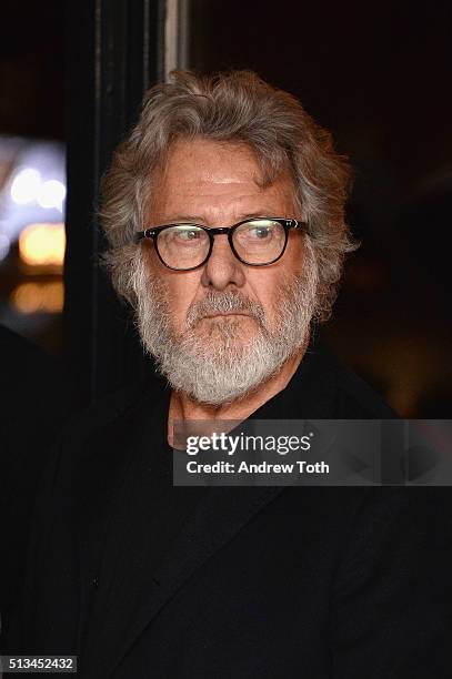 Dustin Hoffman attends the Metrograph opening night at Metrograph on March 2, 2016 in New York City.