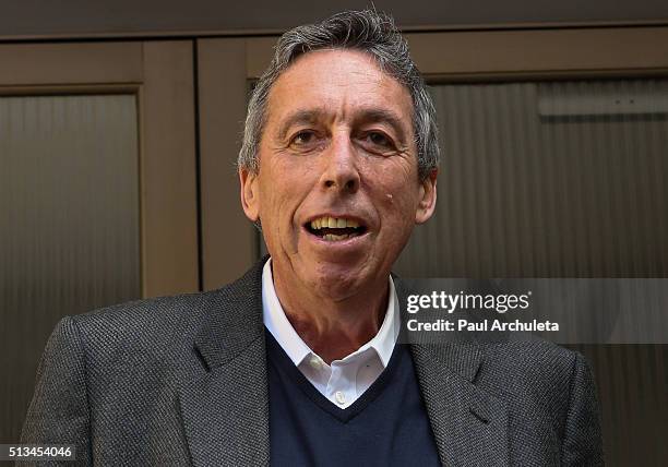 Producer Ivan Reitman attends the "Ghostbusters" fan event photo call at Sony Pictures Studios on March 2, 2016 in Culver City, California.