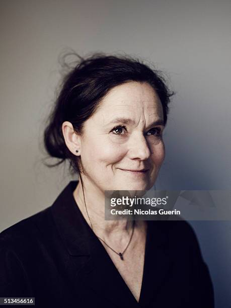 Actress Pernilla August is photographed for Self Assignment on February 15, 2016 in Berlin, Germany.