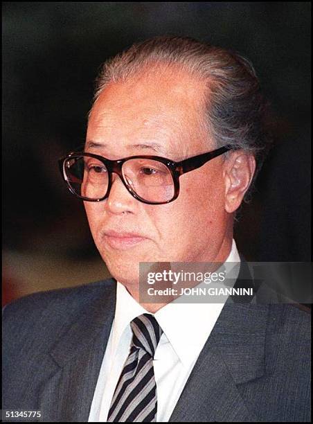 Former Chinese communist party chief Zhao Ziyang seen in this photo dated 13 July 1987. Ziyang has been barred from attending patriarch Deng Xiaoping...