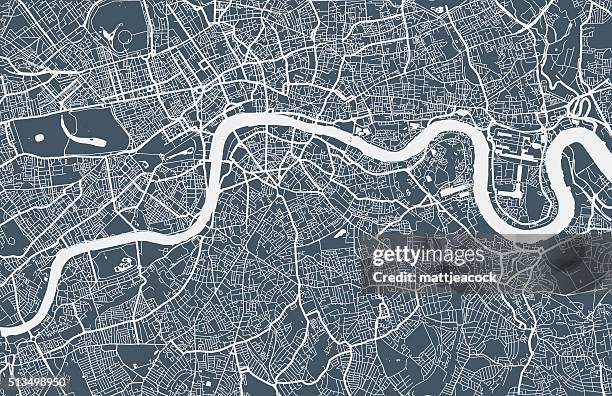 ilustraciones, imágenes clip art, dibujos animados e iconos de stock de mapa londres ciudad - london