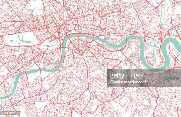 london city map - greater london stock illustrations