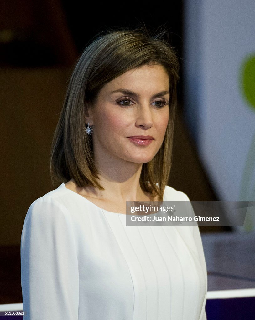 Queen Letizia Attends the Rare Diseases World Day Event