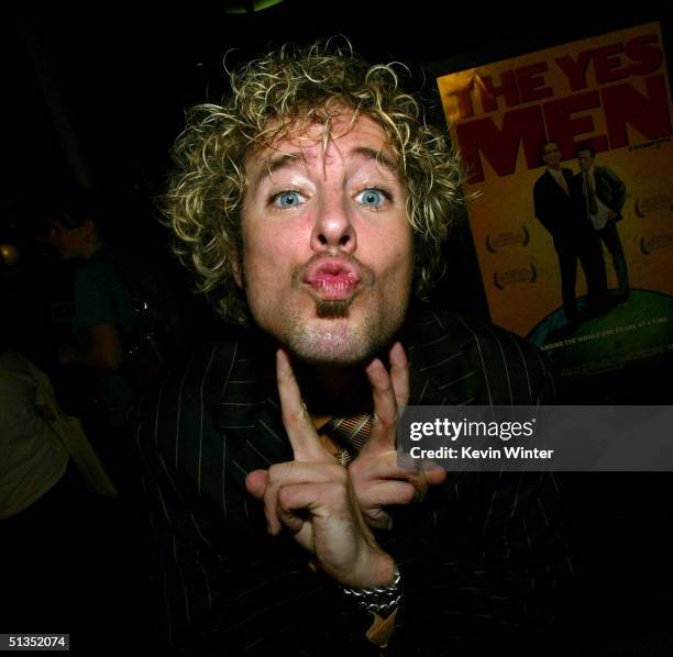 Survivor's Jonny Fairplay arrives to the premiere of United Artists' film "The Yes Men" on the opening night of the Silver Lake Film Festival at the...