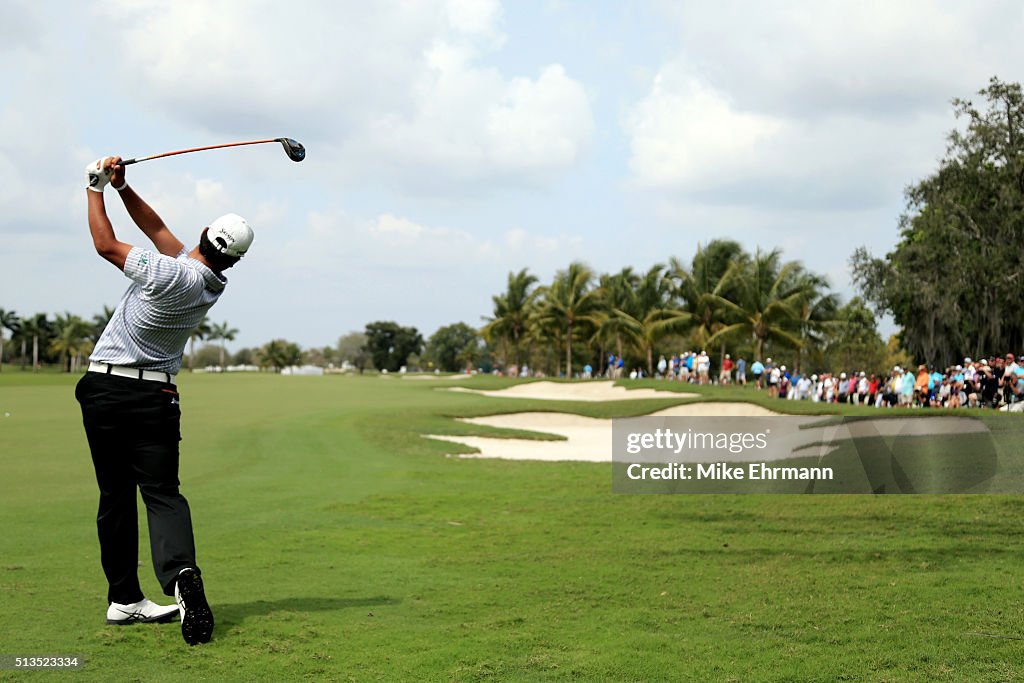 World Golf Championships-Cadillac Championship - Round One