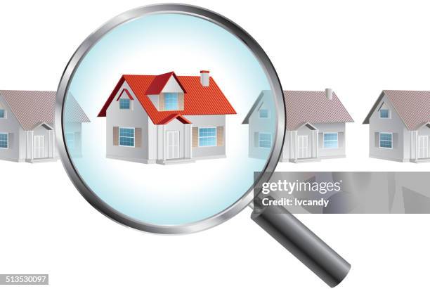 real estate - white window stock illustrations