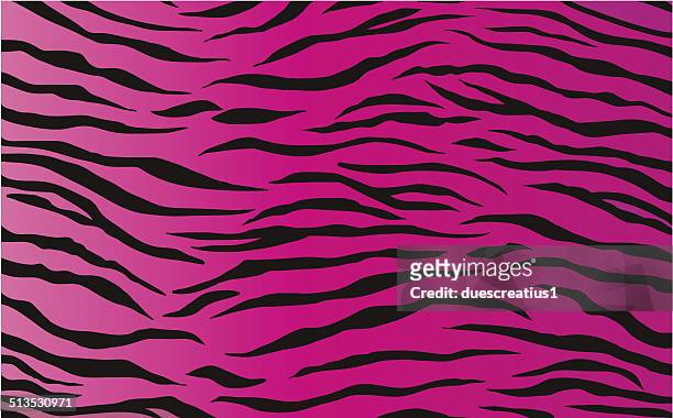 illustrazioni stock, clip art, cartoni animati e icone di tendenza di animale seamless pattern di tigre piastrelle di stampa - animal markings