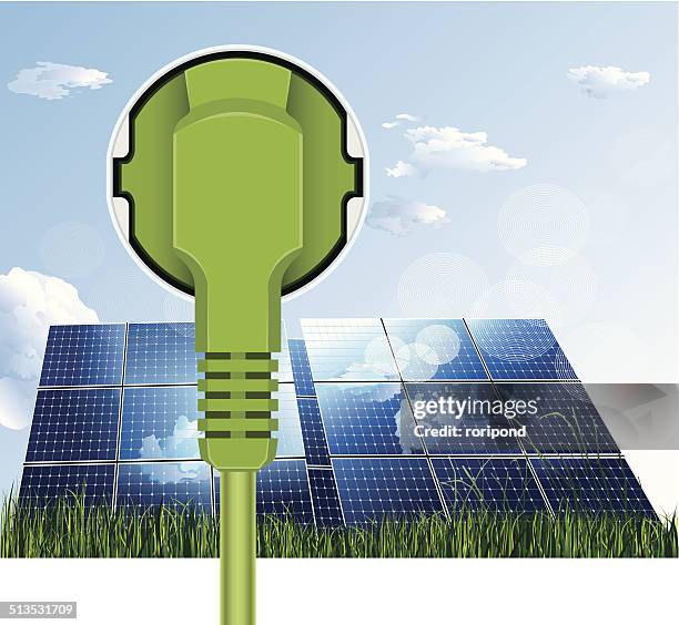 eco electricity - generator technician stock illustrations