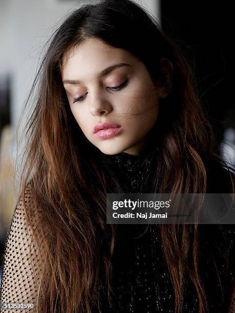 Actress Odeya Rush is photographed for WhoWhatWear.com on July 27, 2015 in Los Angeles, California.