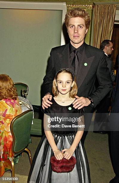 Musician Kyle Eastwood with daughter Graylen at the 24th Awards of the London Film Critics' Circle in aid of the NSPCC held at the Dorchester Hotel...