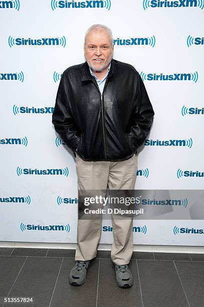 Brian Dennehy visits SiriusXM Studios on March 3, 2016 in New York City.