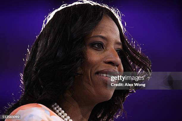 Rep. Mia Love speaks during the Conservative Political Action Conference March 3, 2016 in National Harbor, Maryland. The American Conservative Union...