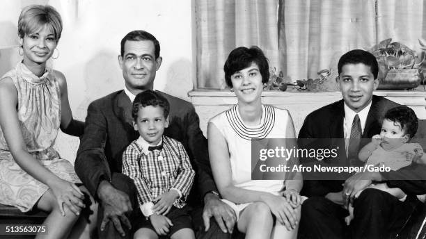 Family, Cheryl Parks, Grace Parks Johnson, Marc Johnson, Sinclair Johnson, Rosalie Johnson and entrepreneur and owner of the first African American...