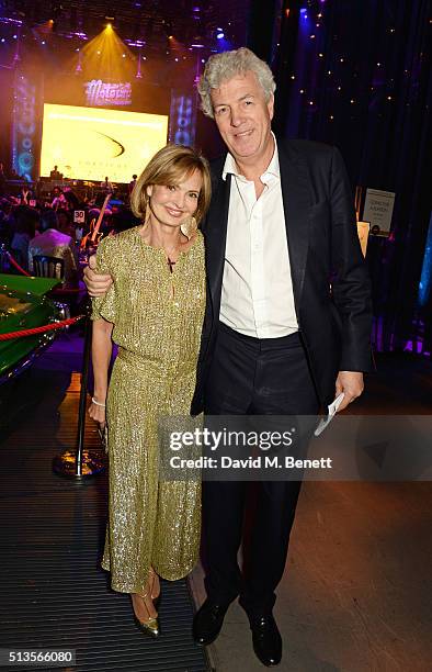 Countess Maya von Schoenburg and Henry Wyndham, Chairman of Sotheby's Europe, attend 'A Night Of Motown' for Save The Children UK at The Roundhouse...