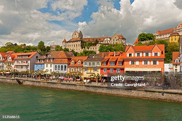 view of meersburg - meersburg stock pictures, royalty-free photos & images