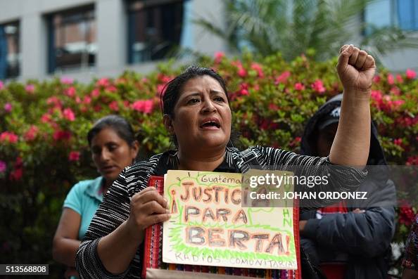 GUATEMALA-HONDURAS-PROTEST-CACERES-MURDER GUATEMALA-HONDURAS-PROTEST-CACERES-MURDER