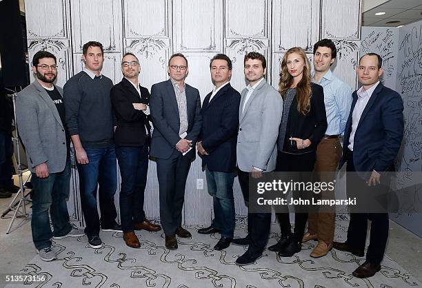 Eric Greenbaum, Tony Mugavero, James Pallot, William Pence, Nicholas Longano, Endri Tolka, Molly Swenson, Dave Eisenberg and Juan Santillan of AOL...