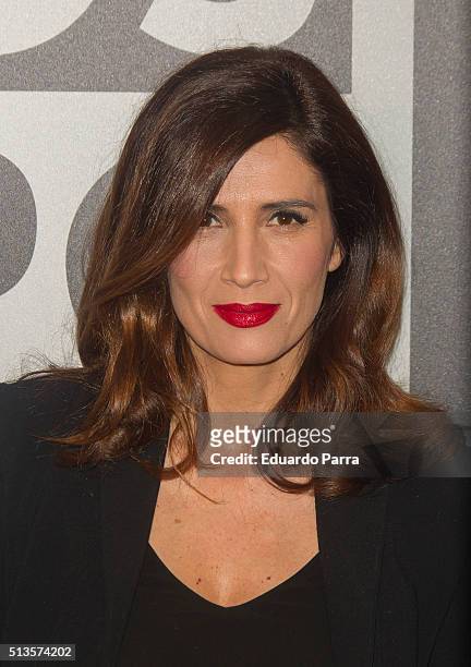 Actress Elia Galera attends Gioseppo 25th anniversary party photocall at Callao cinema on March 3, 2016 in Madrid, Spain.