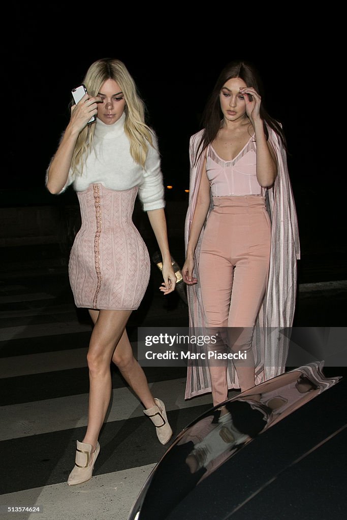 Celebrity Sightings In Paris - March 3, 2016
