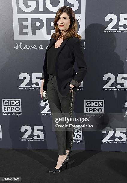 Elia Galera attends the 'Gioseppo' 25th Anniversary Party at Callao Cinema on March 3, 2016 in Madrid, Spain.