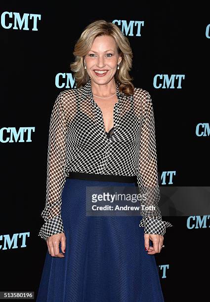 Joey Lauren Adams attends the Viacom Kids and Family Group Upfront event at Frederick P. Rose Hall, Jazz at Lincoln Center on March 3, 2016 in New...