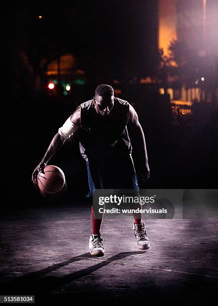Dark Basketball Court No People Photos and Premium High Res Pictures