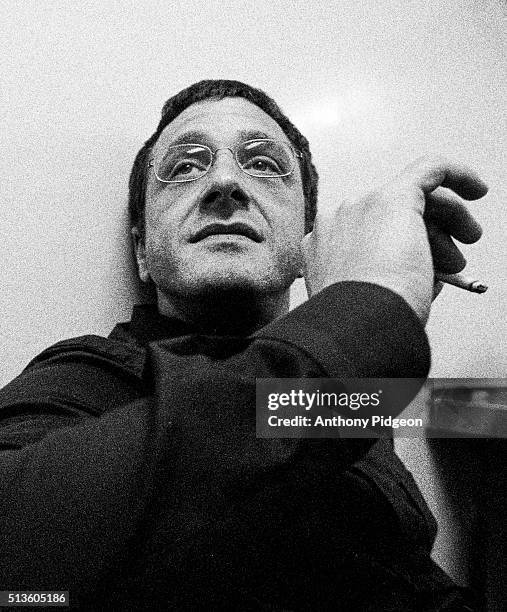 Portrait of comedian Marc Maron, backstage at The Webby Awards in San Francisco, California, United States on 18th March, 1999.