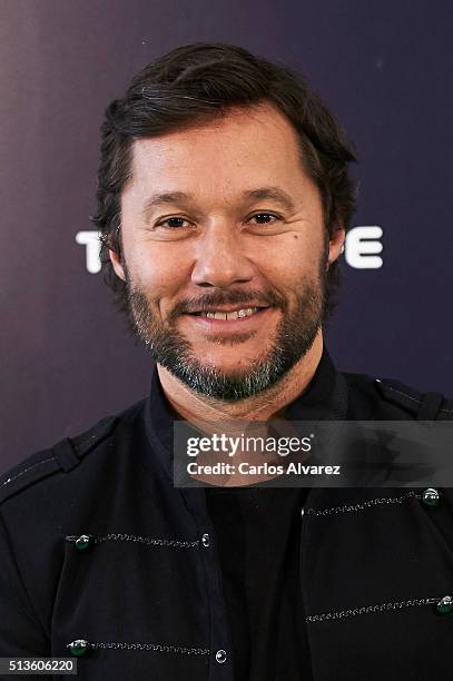 Singer Diego Torres attends the "Cadena Dial" 2015 awards press room at the Recinto Ferial on March 3, 2016 in Tenerife, Spain.