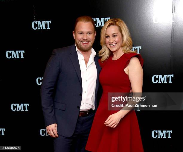 Kyle Jacobs and Kellie Pickler attend Viacom Kids And Family Group Upfront Event at Frederick P. Rose Hall, Jazz at Lincoln Center on March 3, 2016...