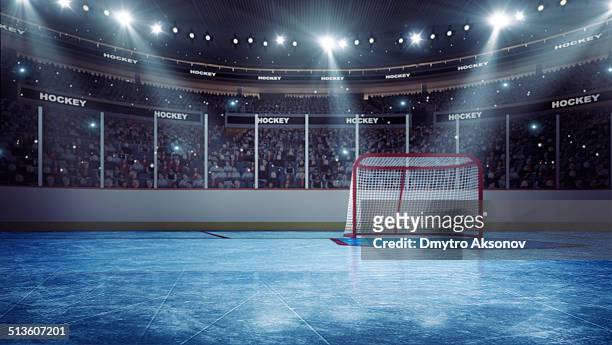 hockey arena - hockey su ghiaccio foto e immagini stock