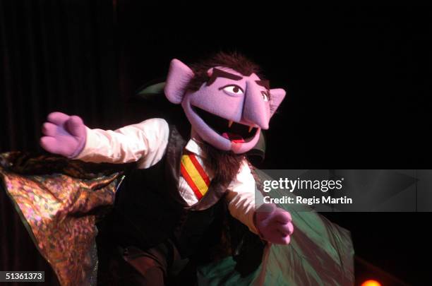 September 2003 - The Count at the Sesame Street Live show. At the Vodafone Arena. Melbourne, Victoria, Australia. .