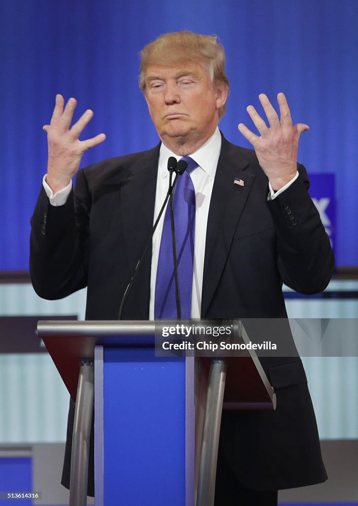 GOP Presidential Candidates Debate In Detroit