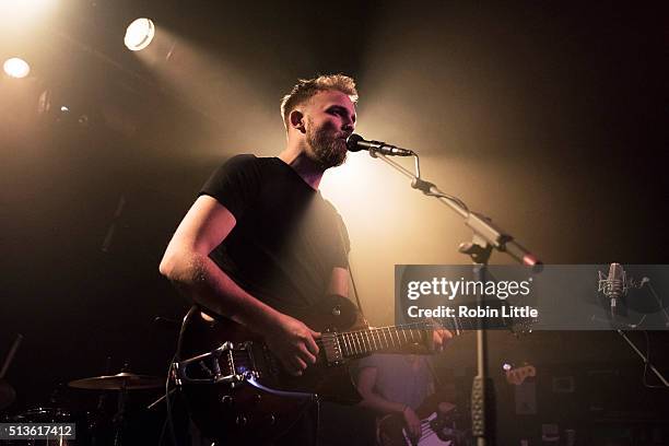 Joey Landreth of The Bros Landreth performs at The Garage on March 3, 2016 in London, England.