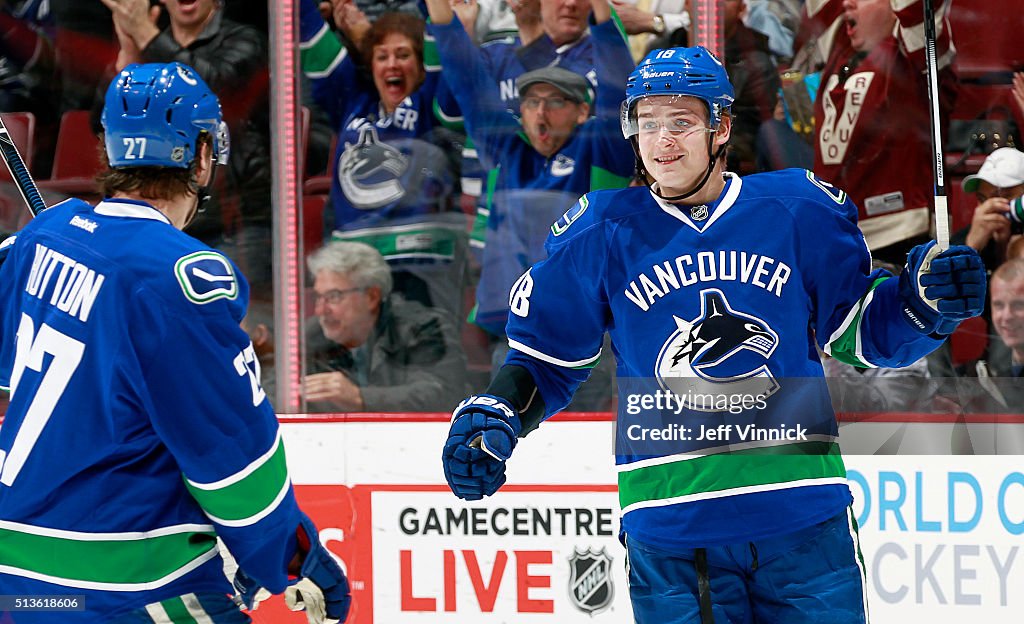 San Jose Sharks v Vancouver Canucks