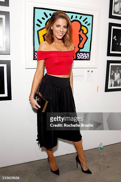 Personality Stephanie Bauer attends Best Buddies "The Art of Friendship" Benefit Photo Auction, hosted by De Re Gallery, on March 3, 2016 in West...