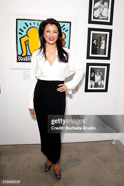 Actress Kelly Hu attends Best Buddies "The Art of Friendship" Benefit Photo Auction, hosted by De Re Gallery, on March 3, 2016 in West Hollywood,...