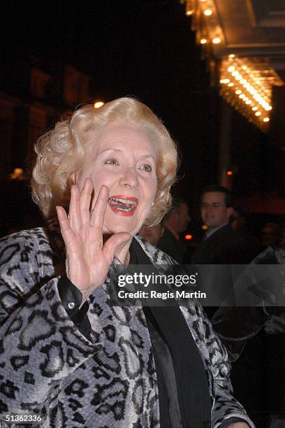 Val Jellay at the opening night party of "The Witches Of Eastwick". At the Plaza Ballroom in Melbourne, Victoria Australia.