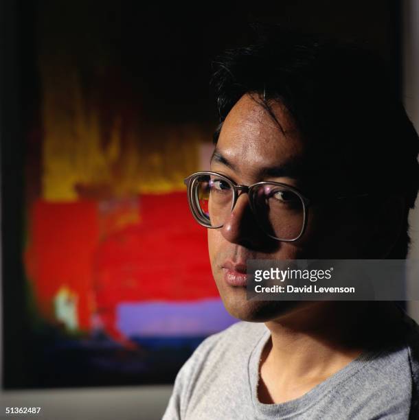 Writer Kazuo Ishiguro at home in London on September 8, 1995. Ishiguro's novels include - 'A Pale View Of Hills' , 'An Artist Of The Floating World'...