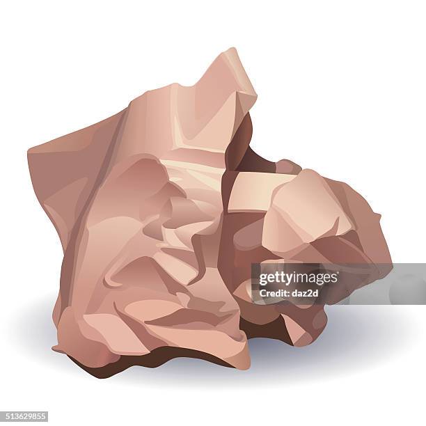 Crunbled Crumbled Piece Of Paper Clip Art High Res Illustrations - Getty Images
