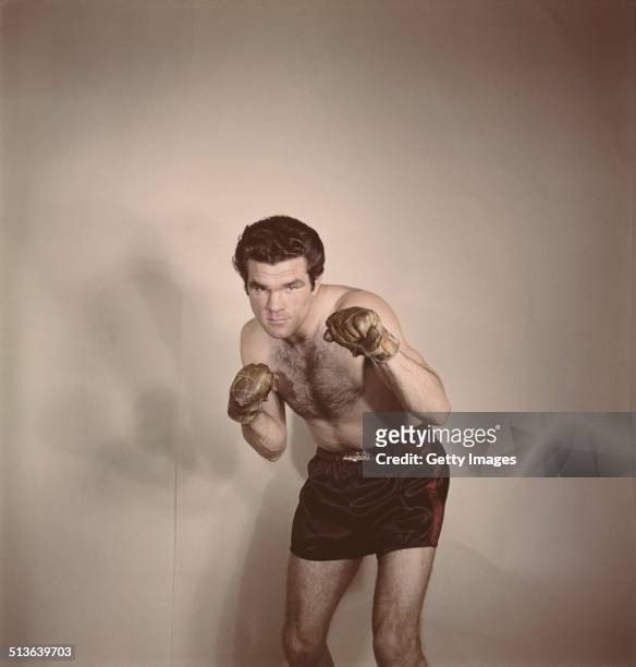 Freddie Mills of Great Britain and the world light heavyweight champion on 1st June 1948 in London, Great Britain.