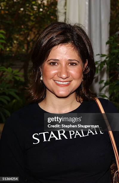 Tennis player Andre Agassi's sister, Tami Agassi, attends the Lifetime Television "Breast Cancer Heroes Luncheon" at the Four Seasons Hotel on...