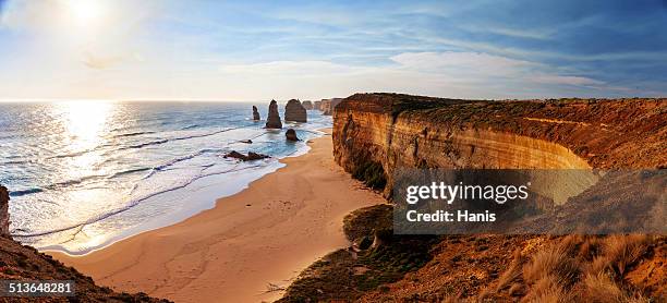 the twelve apostles - apostles australia stock pictures, royalty-free photos & images