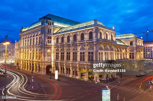 vienna state opera house - vienna state opera stock pictures, royalty-free photos & images
