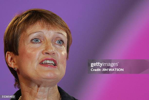 Britain's Secretary of State for Culture, Media and Sport Tessa Jowell speaks highlighting London's 2012 Olympic bid 28 September 2004 at the...