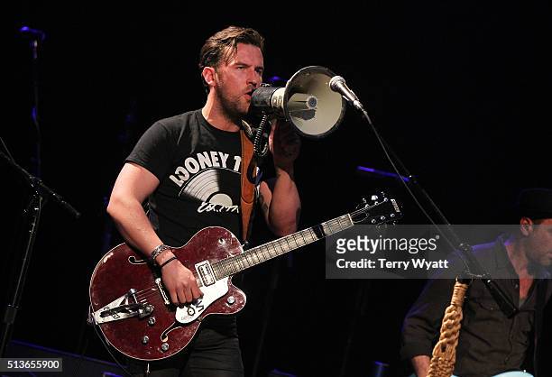 Osborne of Brothers Osborne performs at Ryman Auditorium on March 3, 2016 in Nashville, Tennessee.