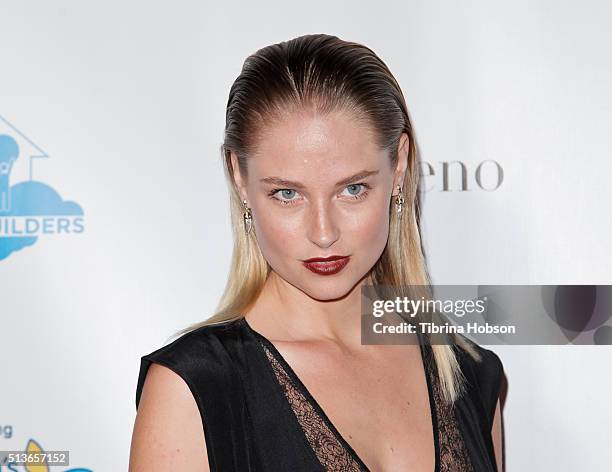 Genevieve Morton attends The Dream Builders Project 3rd Annual 'A Brighter Future For Children' Charity Gala at Taglyan Cultural Complex on March 3,...